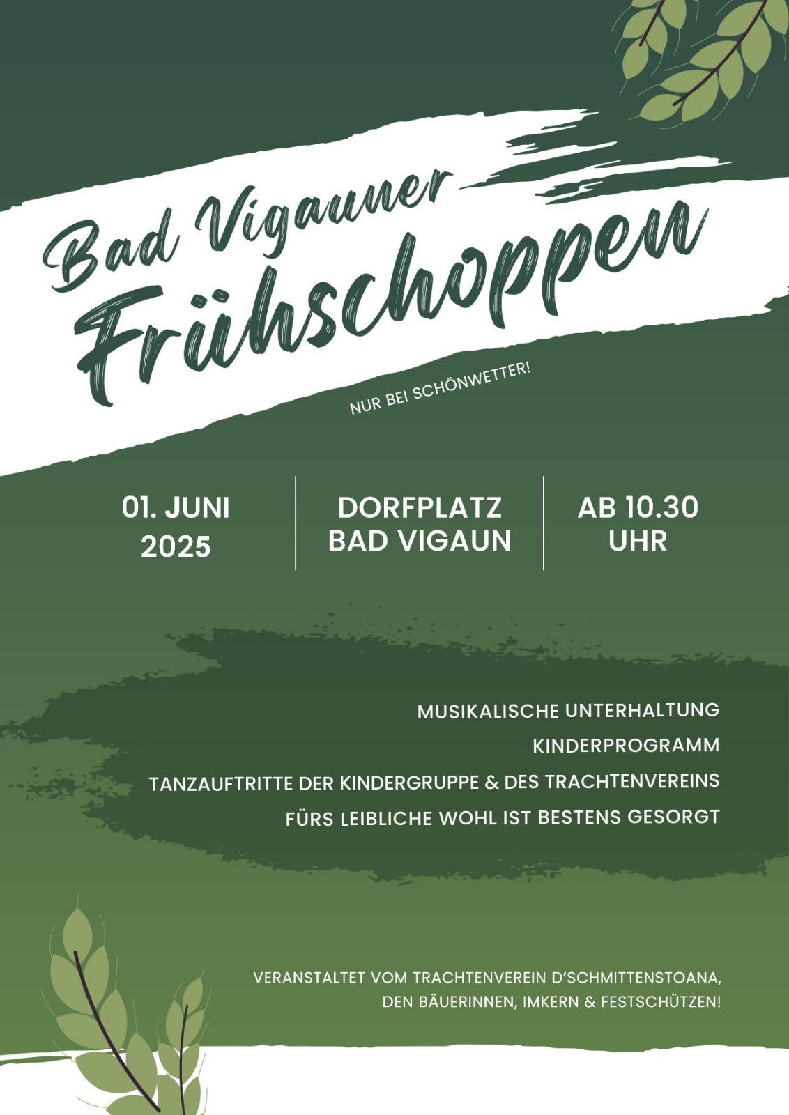 Bad Vigauner Frühschoppen 2025