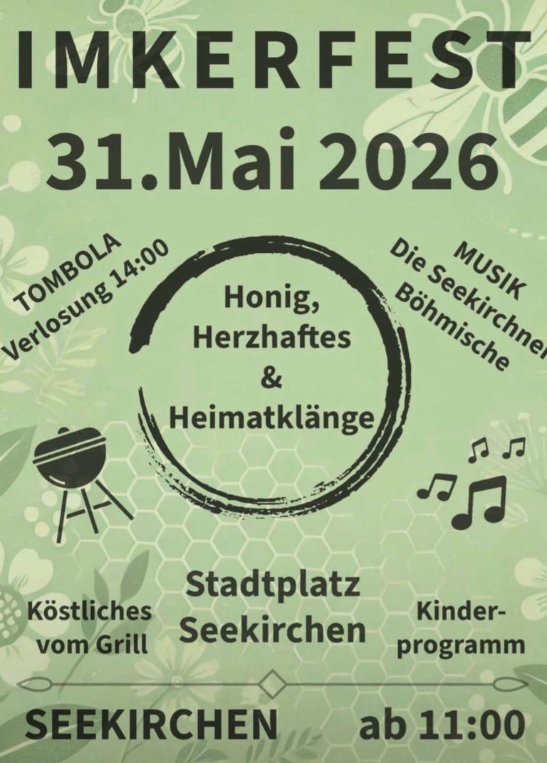Flyer Imkerfest Seekirchen 2026