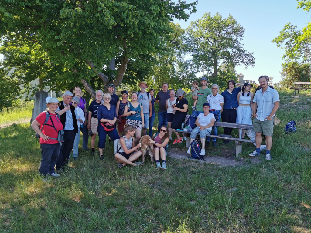 Gruppenfoto der Teilnehmer, die es bis zur Richterhöhe geschafft haben