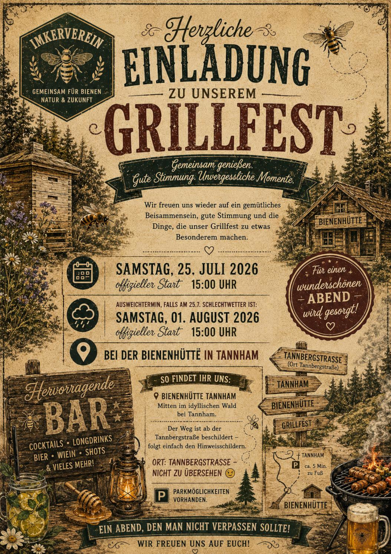 Grillfest 2026 des Imkervereins Köstendorf
